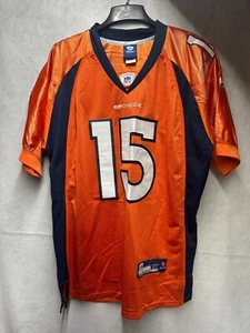 Tim Tebow Denver Broncos jersey size 52 mens orange Reebok stitched sewn - Picture 1 of 8