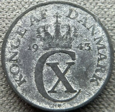 Denmark 1 ore  1943 - Image 1 of 2