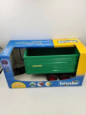 Bruder Spielwaren GmbH 1/16 Green Welger Tandem Axle Trailer 02010 Germany - Image 1 of 4