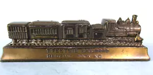 TWEETSIE EISENBAHN BLOWING ROCK NC SELTEN 1960er SOUVENIR METALL ZUG BRIEFBESCHWERER - Bild 1 von 11