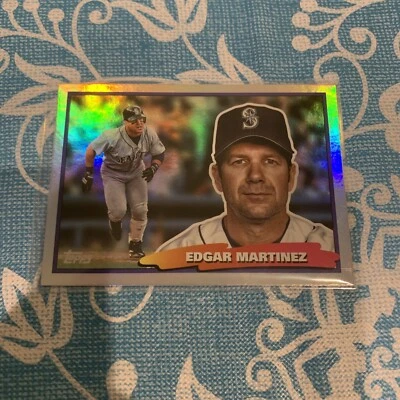 2022 Topps Archives Big Foil #88BF-32 EDGAR MARTINEZ Seattle Mariners - Image 1 of 2