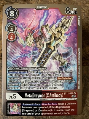 Digimon TCG Dimensional Phase  MetalGreymon (X Antibody) BT11-069 R - Image 1 of 2