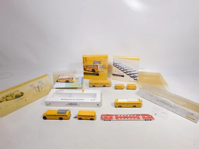 Brekina 1:87 H0 4x Model Mail Series 7/18 Postschule 50 Years VW Sg / Mint # - Image 1 of 4