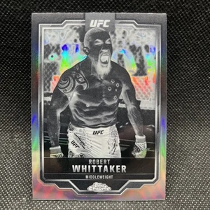 2025 Topps Chrome UFC #78 Robert Whittaker Negative Refractor - Picture 1 of 2