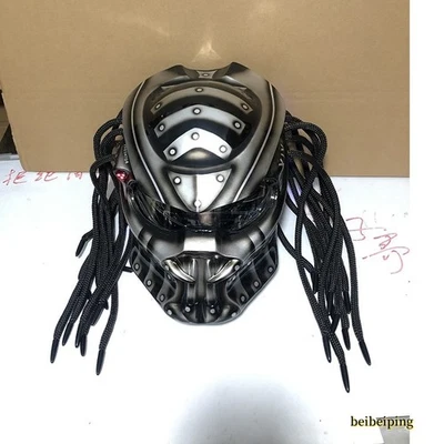Alien Predator Fangs Wasp Motorcycle Full Face Cosplay Cool Helmet Mask Props - Image 1 of 4