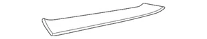 Genuine Nissan Upper Quarter Trim 78127-6LB0A - Picture 1 of 2