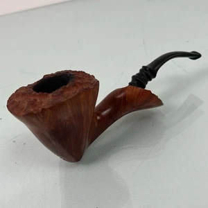 Vintage Karl ERIK KNUTE Vertical GRAIN "A" Sitter Pfeife Smoking Pipe Holzstumpf - Bild 1 von 12