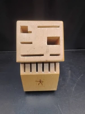 J.A. Henckels Knife Block 12 Slot Wood Wooden Kitchen Block Only - Image 1 of 4