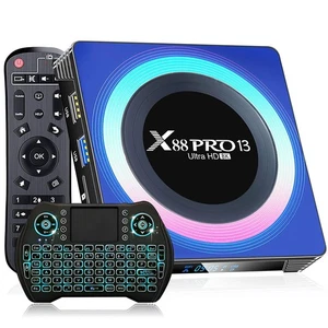 "BL Android TV Box 13.0 2025 Android Box 4GB RAM 64GB ROM X88 PRO 13" - Picture 1 of 9