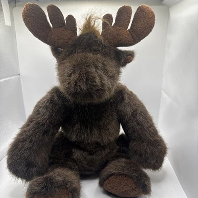 Peluche Build a Bear Brown Alaskan Moose 1997 de colección 16" RETIRADO Foto 1 de 4