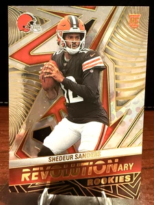 Shedeur Sanders Revolutionary Rookies Insert-2025 Panini Revolution Browns RC - Picture 1 of 2