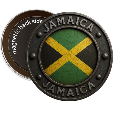 NOMAD CHARGING BOX Jamaica Country Flag Decorative Fridge Magnet #S 083