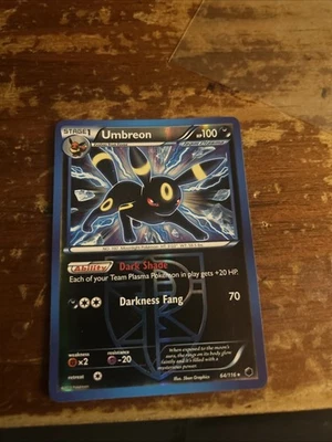Pokemon - Umbreon (Team Plasma) 64/116 Reverse Holo - Plasma Freeze LP - Image 1 of 3