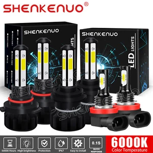 FOR Subaru Legacy 2010 2011 2012 2013 2014 6PC LED Headlight + Fog Lights Bulbs - Picture 1 of 12