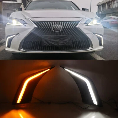 Luz de circulación diurna LED DRL para Lexus ES350 ES300h ES 2019-2024 luz antiniebla giro Foto 1 de 4