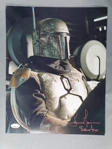 Foto autógrafa firmada por Temuera Morrison Boba Fett Star Wars 11" x 14" certificado de autenticidad - Imagen 1 de 2