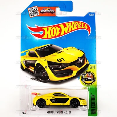 2016 Hot Wheels RENAULT SPORT R.S. 01 #79 yellow- HW Exotics - 1:64 Mattel DHP01 - Image 1 of 2