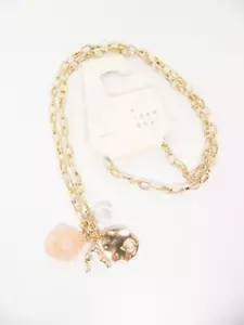 A New Day Cluster Pendant Necklace - Blush Pink - Picture 1 of 2