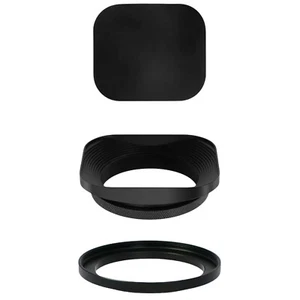 Camera Square Metal Lens Hood Universal Retro Reduce Light for Fujifilm Leicars - Picture 1 of 9