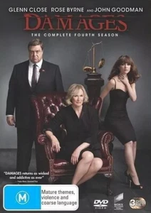 DAMAGES - Complete TV Series Fourth Season 4 Glenn CLOSE Rose BYRNE (3 DVD SET) - Picture 1 of 1