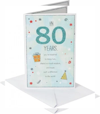 American Greetings 80th Birthday Card (In 80 Years) In 80 Years  - Image 1 of 4