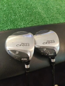 Nickent Genex Cross 5-7 Wood Set Regular Flex Graphite Shaft - Picture 1 of 8