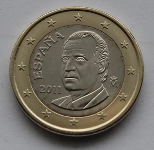  SPAIN -  1 € Euro circulation coin 2011 UNCIRCULATED - Picture 1 of 1