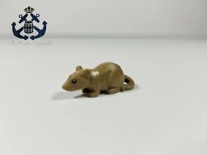 Lego Harry Potter Dark Tan Rat / Mouse with Black Eyes 36756pb01 - City / Town - Picture 1 of 1