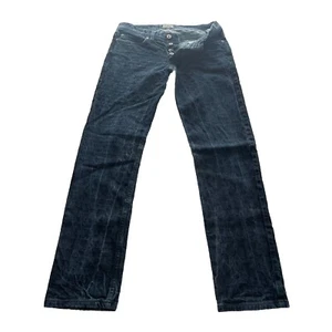 Pantalones de mezclilla azules ajustados estampados tipo raro talla 33 Naked & Famous para hombre - Imagen 1 de 7