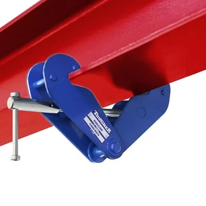 Beam Clamp, 4400lbs/2ton Capacity I Beam Lifting Clamp 3Inch-9Inch Opening Fl... - Picture 1 of 7
