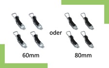 4 Verschlusslager 60mm o. 80mm Schaufelhalter Spatenhalter Axthalter Besenhalter