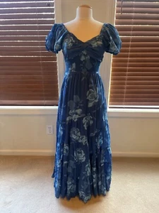 Free People Sapphire Sundrenched Maxi Dress L - Picture 1 of 1