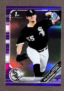 2019 Bowman Chrome Prospects Purple Refractor #BCP-220  Konnor Pilkington /250