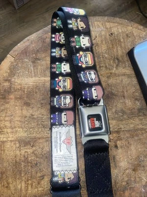 Cinturón de seguridad Big Bang Theory 2014 personajes de cómic hebilla auténtico con hebilla Foto 1 de 4