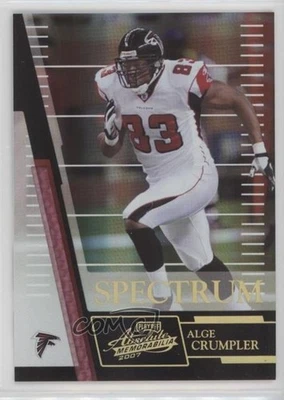 2007 Playoff Absolute Memorabilia Spectrum Gold /25 Alge Crumpler #45 - Image 1 of 2
