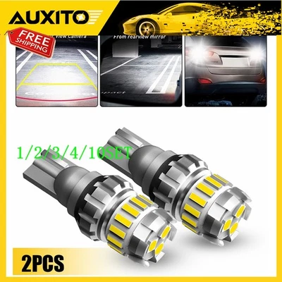 AUXITO Reverse BackUp Light LED Bulb 921 912 W16W 906 916  Super White 1~10Set - Изображение 1 из 4