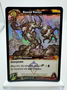 World of Warcraft TCG Foil Promo War of Elements Bound Vortex - Picture 1 of 1