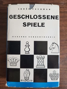 GERMAN chess games arranged by openings explained with many fragments hardcover - Picture 1 of 1