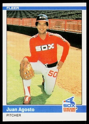 1984 Fleer #50 Juan Agosto - NM+ - Image 1 of 2