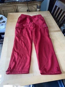 G-style Jogging mens Cargo Pants XL Red Heavyweight - Picture 1 of 6