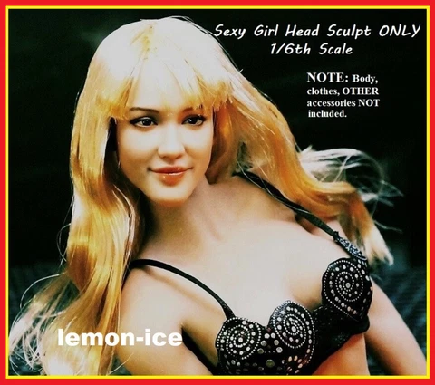 ⭐HOT⭐ 1/6 Scale SEXY Female Woman HEAD SCULPT TBLeague Phicen Hot Toys Figures Cover