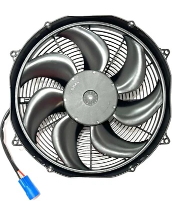 SPAL 30107328 16" 12 Volt SBL Brushless 500 Watt Flush Mount 2433 cfm 42 Amp - Image 1 of 4