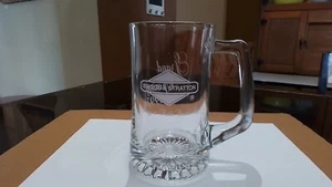 Beer Mug Briggs And Stratton Engraved Canada 1993 Grand Opening Etched Glass - Picture 1 of 7