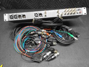 AJA KLBox 101885 Video Editing Hardware Breakout Box with cables