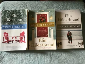 Elin Hilderbrand 3 Book Lot - Winter Series - Winter Storms & More! - Picture 1 of 6