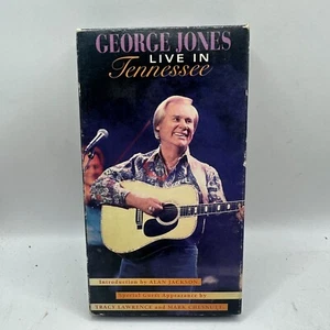 George Jones Live In Tennessee VHS Tape 1993 Country Music Concert Performance - Imagen 1 de 3