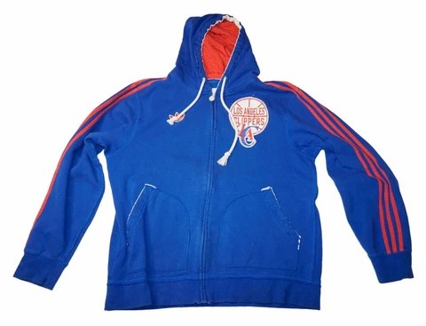 LA Los Angeles Clippers Vintage Zipper Sweater XL - Hoodie Jacket XLarge 2012 Cover