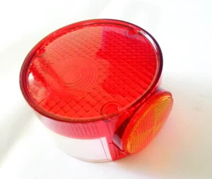 FOR Yamaha 1974-1976 DT100 DT125 DT175 DT250 DT400 Tail Lamp Taillight Lens New - Picture 1 of 7