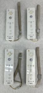 Lot( 4 ) Nintendo RVL-003 Wii Remote Controller Tested