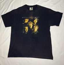 Vintage Backstreet Boys 2000 Black Winterland Short Sleeve T-Shirt Size L Large